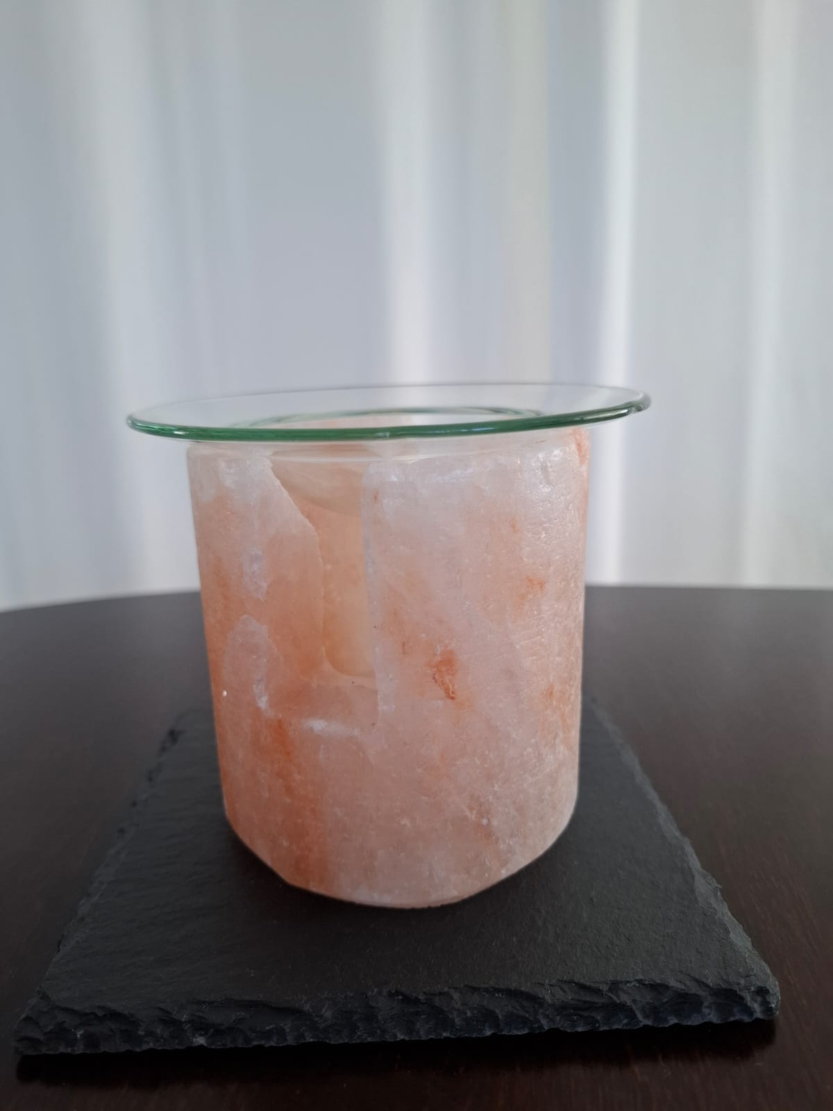 Salzkristall Teelicht Aromalampe