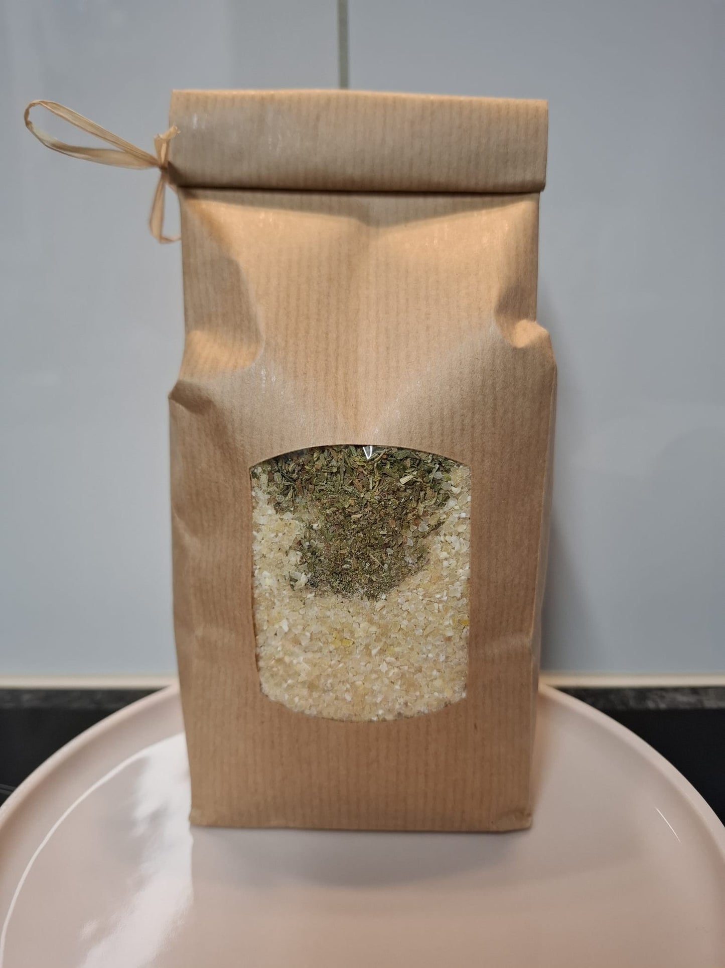 500g Ribelmais grob (Bramata) mit 7-Kräuter-Mischung