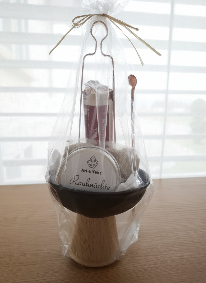 Gschänkli Räucherset "Kelch mittel" mit Räuchermischung "Rauhnächte"