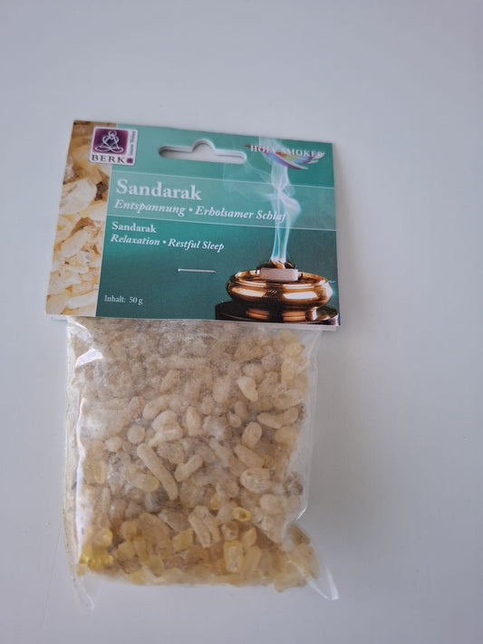 Räucherwerk Sandarak marokkanisch 50 g (Entspannung / erholsamer Schlaf)
