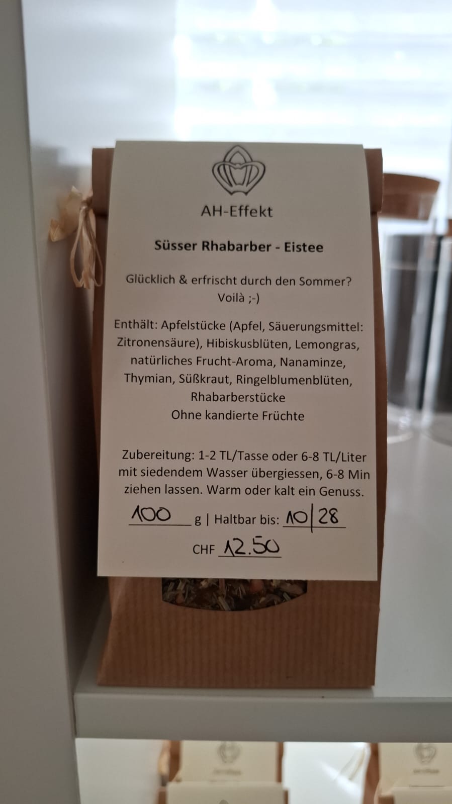 Süsser Rhabarber - Eistee 100g