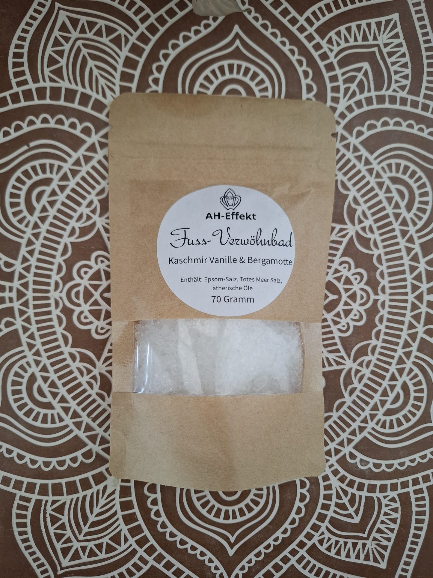Fuss-Verwöhnbad Kaschmir-Vanille & Bergamotte 70g