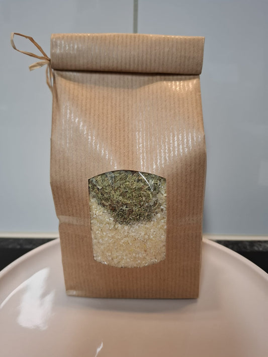 300g Ribelmais grob (Bramata) mit 7-Kräuter-Mischung