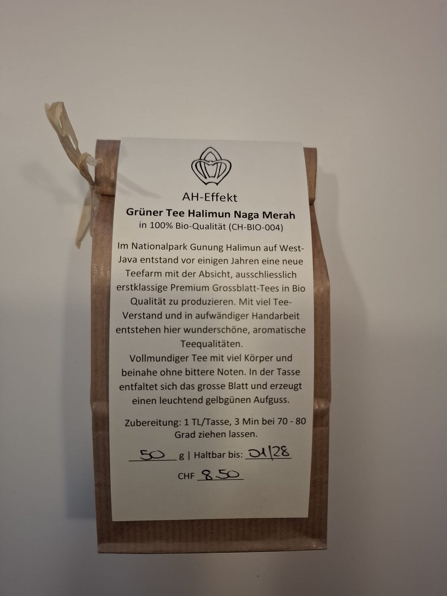 Grüner Tee Halimun Naga Merah bio 50g